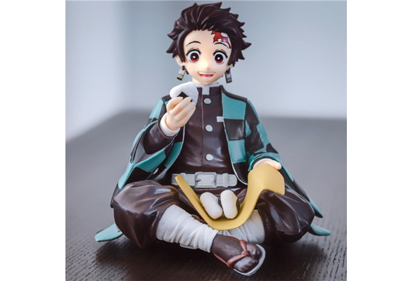 Premium Chokonose Figure Anime Demon Slayer Kamado Tanjirou Agatsuma Zenitsu  Eat Rice Balls PVC Action Figure