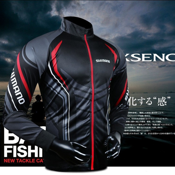 Shimano Shirt Fishing Clothes Long-sleeved Breathable and Quick-drying  Cycling Camping Hiking Cycling Clothes