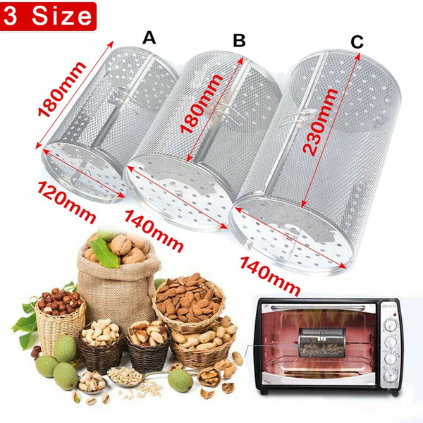 Air Fryer Rotisserie Oven Basket Cage Kitchen Grill Roaster For Nuts ...