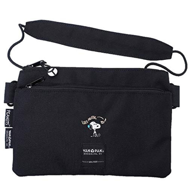 Snoopy X Yak Pak Shoulder Bag Sakosh Like Music Peanuts Wish