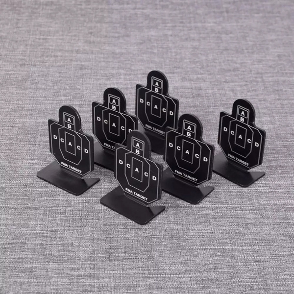 Tactical 6Pcs/Set Outdoor Airsoft Aluminum Shooting Target Set For