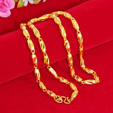 yellow gold, Chain Necklace, mens necklaces, Jewelry