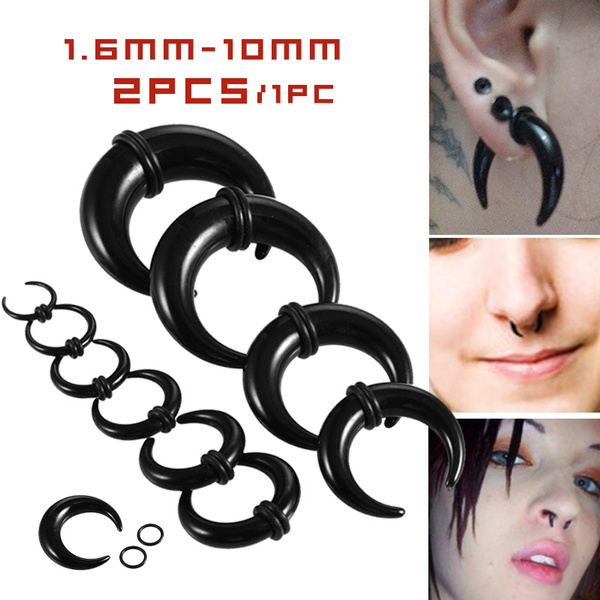 Cshaped Buffalo Horn Earplugs Suitable for Unisex Ear Stretcher