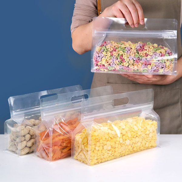 Clear plastic storage clearance bags