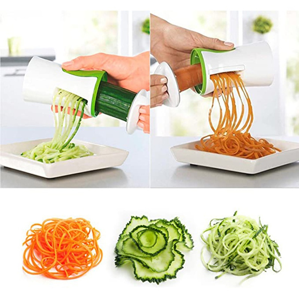 Clearance Spiralizer Vegetable Slicer,Handheld Spiralizer Peeler, Zucchini  Spaghetti Pasta Maker