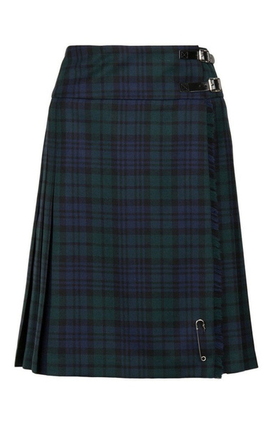 Women Skirt Knee Length Plaid Tartan Kilts Black Watch Kilt 24