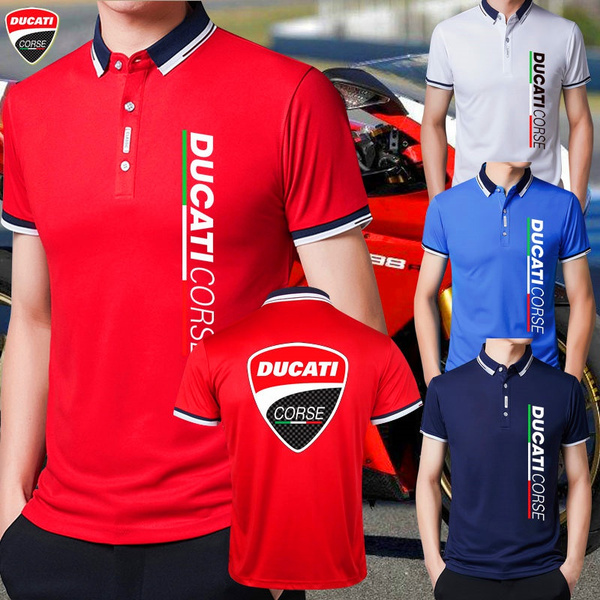 DUCATI Corse Racing MotoGP Hombre Camiseta Rojo 