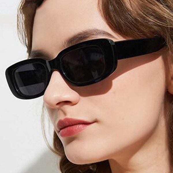 2021 Women Fashion Sunglasses Small Rectangle Sunglasses Women Vintage  Brand Designer Square Sun Glasses Shades Female UV400 Eyeglasses