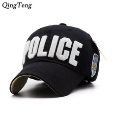 Cotton, sports cap, casualhat, Police