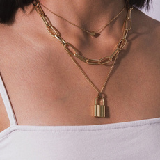 Heart, Chain Necklace, Jewelry, Chain