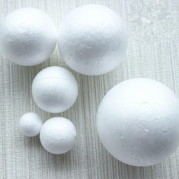 Foam Polystyrene Balls Round Smooth Sphere Styrofoam Craft Ball for Wedding