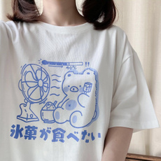 Kawaii, cute, Cotton T Shirt, Cartoons