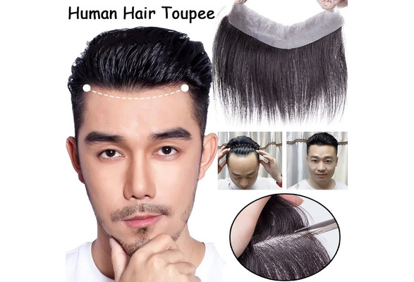 Hairline Wig Sticker Men's Forehead Hairline 100% Real Hair