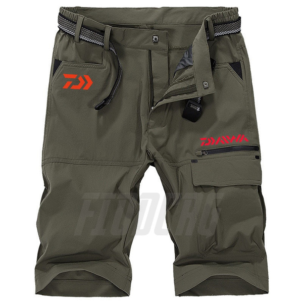 New Daiwa Fishing Shorts Summer Sport Cotton Quick Dry Men Fishing Clothing  Plus Size DAWA Breathable Fishing Pants