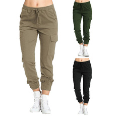 drawstringpant, Pocket, elastic waist, skinny pants