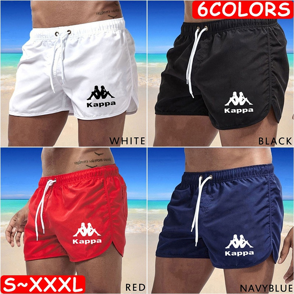 2021 Mens Sport Shorts Men Kappa Printed Beach Swimwear Running Fitness Pants | Wish
