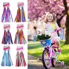 rainbow, Tassels, Bicycle, girlskidsbikeaccessorie