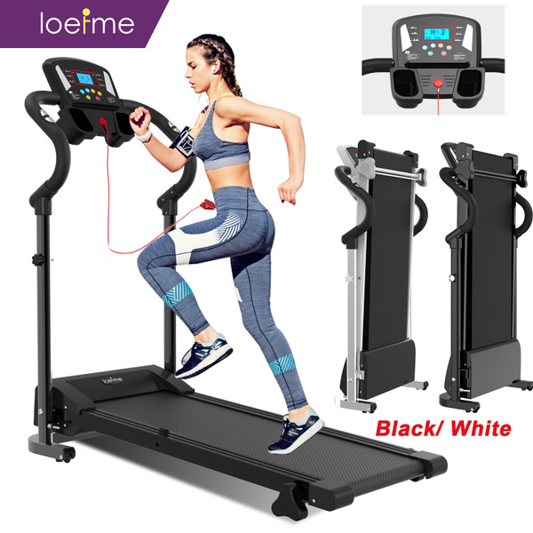 Loefme Folding Incline Treadmill Machine w/LCD Fitness Running Machine Home Gym 