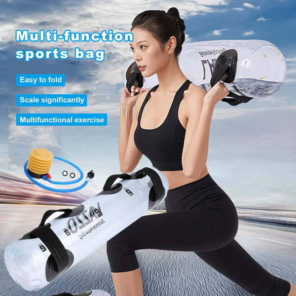 20kg Water Weight Bag Muscle Training Transparent PVC Balance Trainer ...