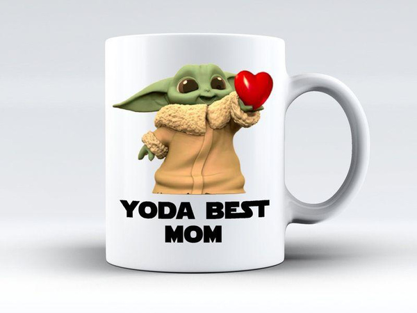  LOZACHE Baby Yoda Gifts for Mom, 11oz Best Mom Ever