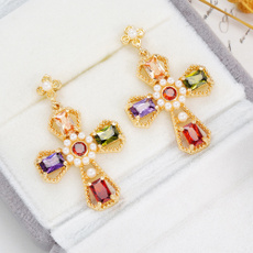 gilded, Jewelry, Earring, Color