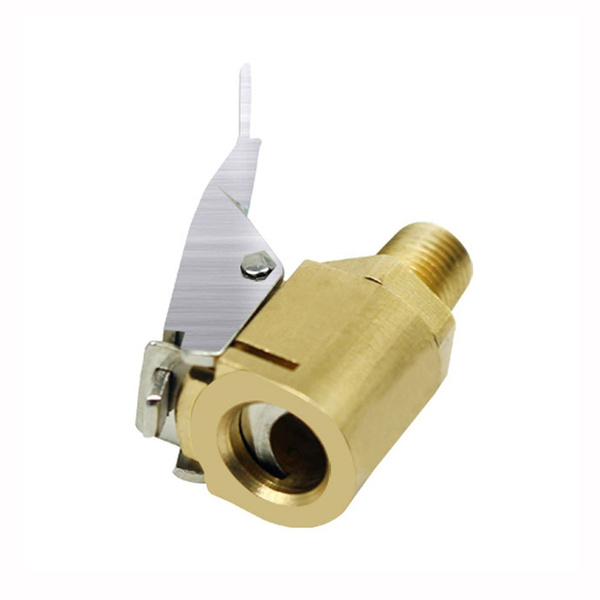 Tire Valve Air Chuck Car Tyre Quick Release Adapter Connector Brass 