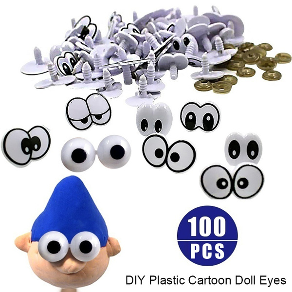 Cartoon Safety Eyes Toys, Plastic Eyes Dolls