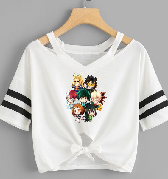 Buy paloli Cute Micro DVA Tshirt Costumes Japanese Anime Tee Cosplay Crop  Top Online at desertcartINDIA