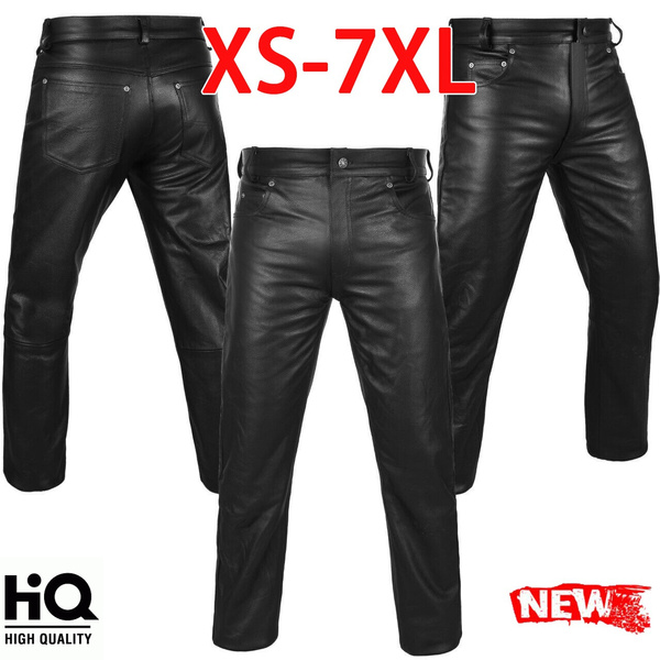 Mens Tooling Leather Carpenter Pants 