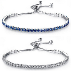 Sterling, Crystal Bracelet, DIAMOND, Jewelry
