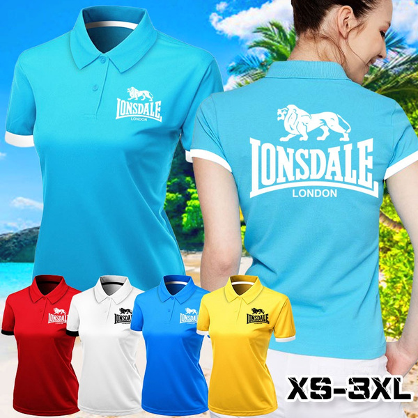 Minder Basistheorie Neuken 2022 Summer Women's Lonsdale Sports Polo Shirts Polo Short Sleeved T Shirt  Ladies Golf Tennis Breathable Girls Women's Polo Shirt | Wish