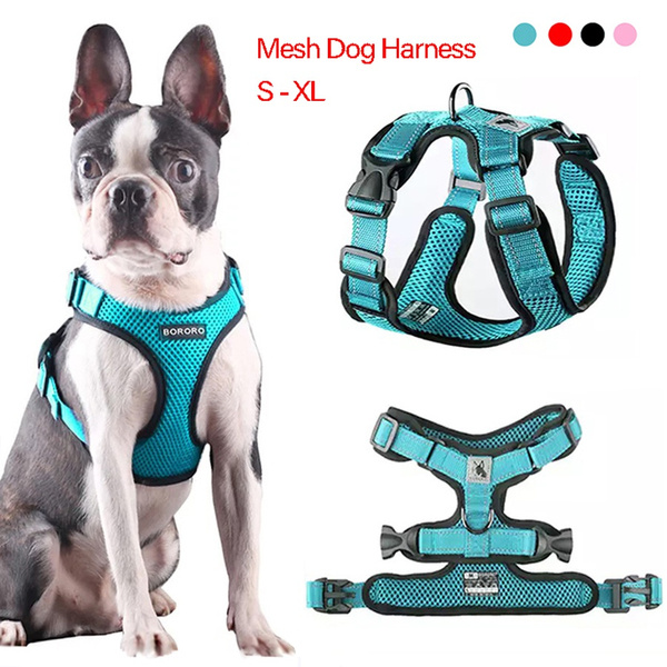 Pet Dog Harness Mesh Nylon Adjustable Breathable Dog Chest Strap Vest Soft Harness for Dogs Puppy Collar Cat Pet Dog Harness