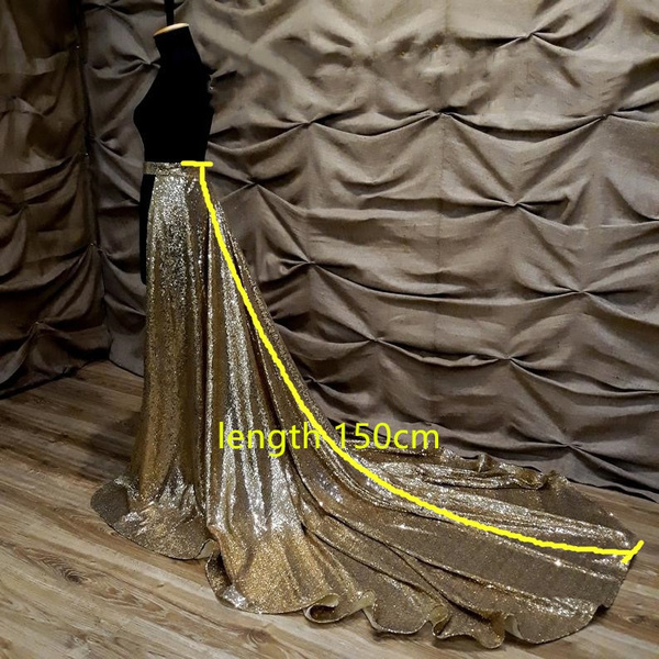 Gold sequin outlet skirt for wedding