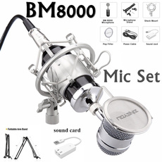 Microphone, microphoneshockmount, bm8000, condensermicrophone