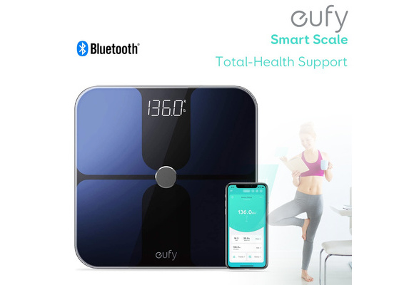 eufy, Smart Scale with Bluetooth, Body Fat Scale, Wireless Digital Bathroom  Scale, 12 Measurements, Weight/Body Fat/BMI, Fitness Body Composition