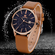 starryskywatch, Fashion, business watch, leather strap
