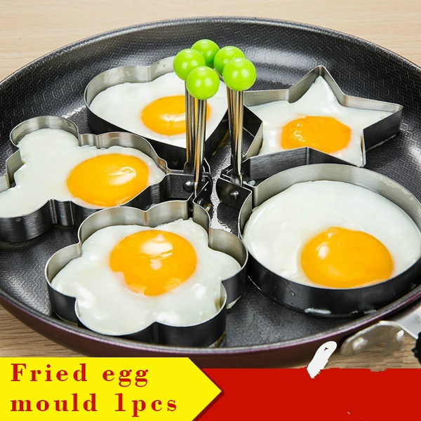 Stainless steel frying egg maker Creative frying egg mold poached