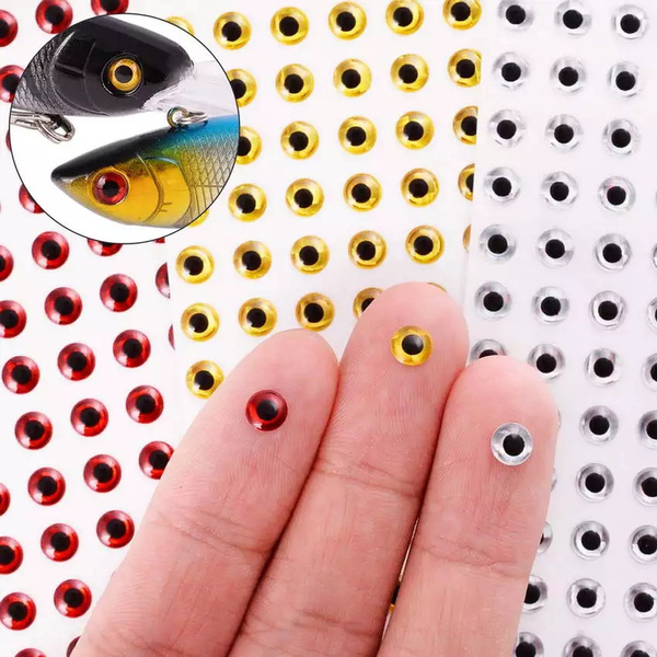 Artificial Fish Eyes Fishing Lure Eyes Fishing Accessories 100pcs