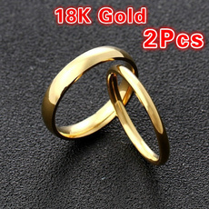 engagementringset, ringsforcouple, wedding ring, gold