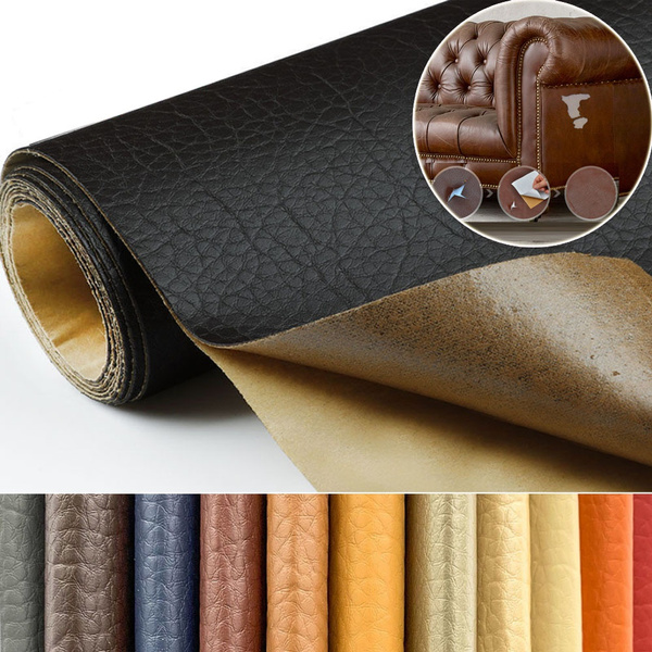 Self Adhesive PU Leather Patches DIY Stickers Faux Synthetic Stick