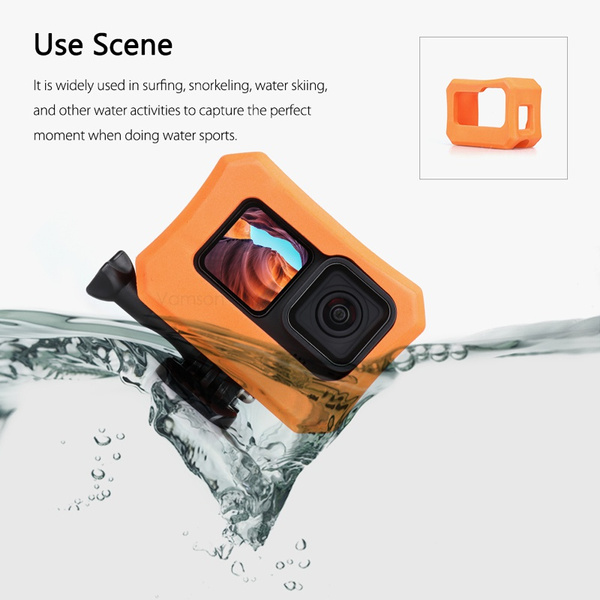 Orange EVA Floaty Protective Case Cover GoPro Hero 8 9 Black Accessories Housing for Surfing Snorkeling VP665 | Wish