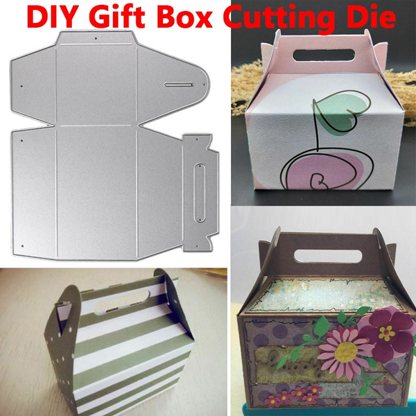 Metal Cutting Dies Birthday Arts Craft Project Candy Gift Box Die