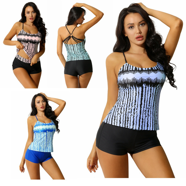 Underwire tankini store with boyshorts