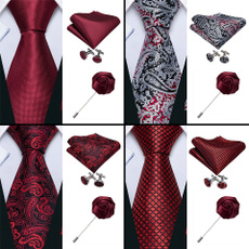 Wedding Tie, necktie set, redtie, tie set