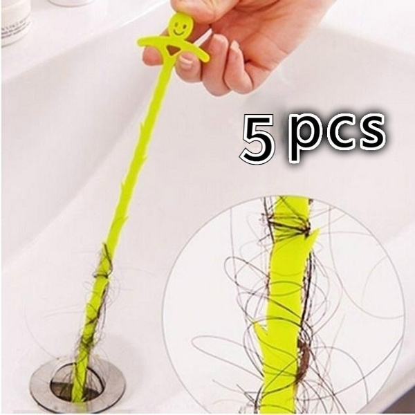 Hair Anti clog Remover Cleaning Tool Drain for Kitchen Shower Sink