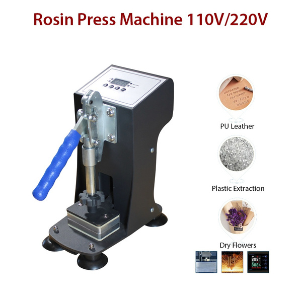 2"x3" Rosin Press Extractor Double Heat Heat Press Oil Extracting Machine 220V 