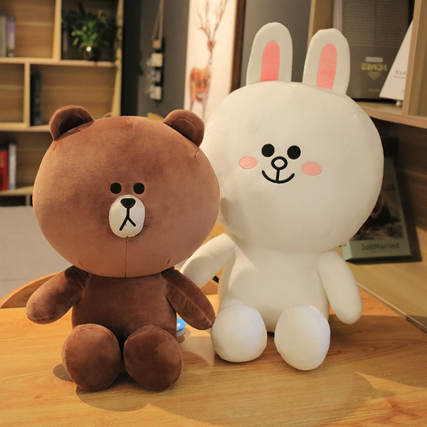 cony and brown stuffed animals