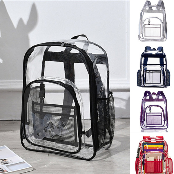 Fashion Clear Backpack Transparent PVC 