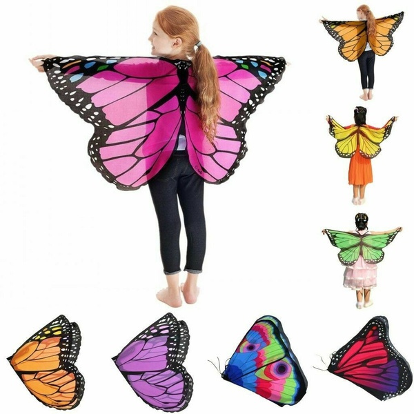 Butterfly Wing Costume Fairy Wing Halloween Costumes Dress Up Shawl  67 55 Inches