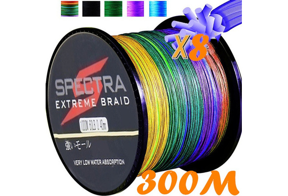 Super Strong Japan Multicolor Super 300M PE braided Spectra line deep sea fishing  line 8 weaving / braiding line 6LB-100LB Outdoor Sports